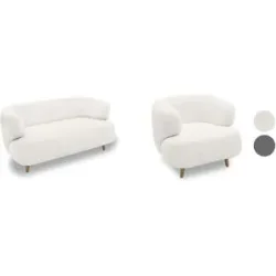 DOMO 2-Sitzer Sofa / Sessel »Brest«, im modernen Design