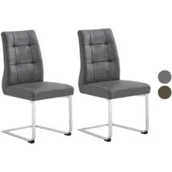 BYLIVING Stuhl »Marlen«, 2 Stück, mit ergonomisch gepolsterter Rückenlehne
