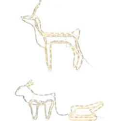 LIVARNO®  3D-Lichterschlauchfigur