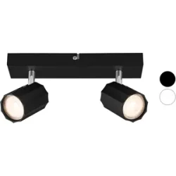 LIVARNO HOME Wand-/Deckenleuchte, neig- und schwenkbare Spots