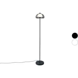 LIVARNO HOME LED-Stehleuchte, Lampenschirm aus hochwertigem Glas