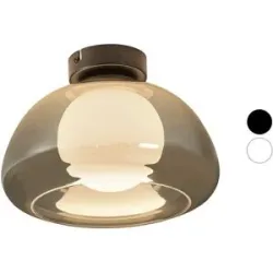 LIVARNO HOME LED-Wand- und Deckenleuchte, Lampenschirm aus hochwertigem Glas