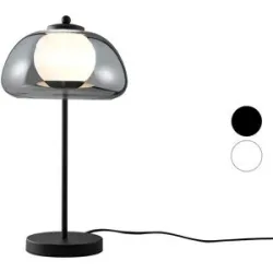 LIVARNO HOME LED-Tischleuchte, Lampenschirm aus hochwertigem Glas