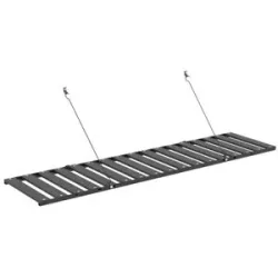 VITAVIA Gewächshaus Alu-Klappregal, 120 x 30 x 34 cm, schwarz