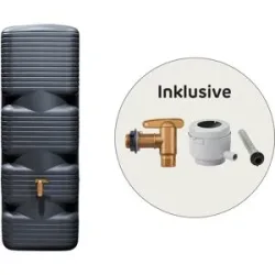 4RAIN  Wandtank Komplett-Set »QUADRO«, 170 Liter