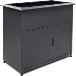 PLATS® Hochbeet mit Unterschrank und Schneckenkante
