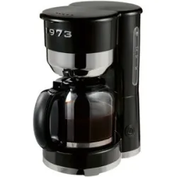 SILVERCREST® Kaffeemaschine Chrom Retro 1973 Schwarz »SKMR 1000 A1«