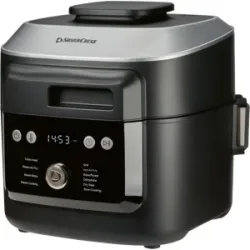 SILVERCREST® 2-in-1 Dampfgarer & Heißluftfritteuse »SHFD 1760 A1«, mit voreingestellten Programmen