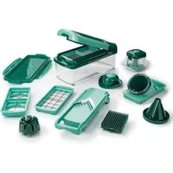 Genius NICER DICER Nicer Dicer »Fusion Smart«, 16-teilig, 1,25 l Auffangbehälter, Klingen aus Edelstahl
