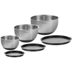 Genius Edelstahl-Schüssel-Set, 6-teilig