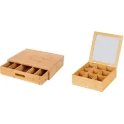 WENKO Bambus Kaffeebox / Teebox
