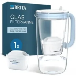 Brita Glas Wasserfilter-Kanne, inkl. 1x MAXTRA PRO Pure Performance