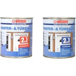 WILCKENS Fenster- & Türenlack 2in1, 750 ml, weiß