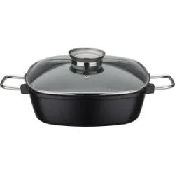 GSW Viereckbräter Gourmet Granit 28 x 28 x 8,5 cm