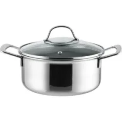 SILVERCREST®, SILVERCREST® Premium-Edelstahltopf mit Wabenstruktur, Ø 20 cm