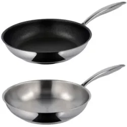 SILVERCREST® Premium-Edelstahlpfanne, Ø 24 cm