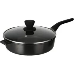 SILVERCREST® Aluguss-Schmorpfanne mit Deckel,  Ø 28cm