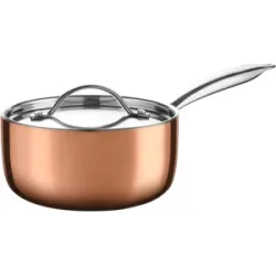 SILVERCREST® Premium-Stielkasserolle mit Kupferschicht, Andre Agassi, Ø 16 cm