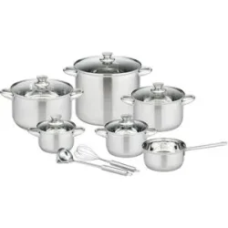 GSW Kochtopf-Set Rigo, 13-teilig, Edelstahl