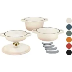 SILVERCREST®, SILVERCREST® Premium-Gusseisentopf-Set,  Ø 23 cm (1,9 l / 2,9 l / 4,2 l)