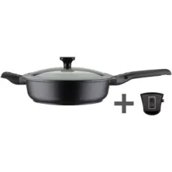 GSW  Schmorpfanne EASY CLICK 28 cm mit Glasdeckel - 5-teilig