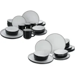 CREATABLE Geschirrset »Nordic Cool Black«, 16-teilig / 12-teilig