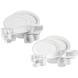 MÄSER Geschirrset »Professional Dining«,  mit Goldrand, 24-teilig