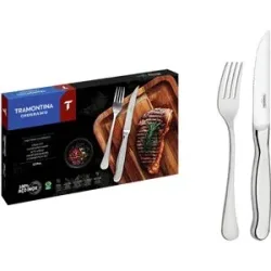 TRAMONTINA ZURIQUE Steakbesteck-Set, 12-tlg.