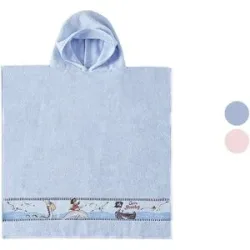 DYCKHOFF Frottier Poncho, 70 x 70 cm, mit Kapuze