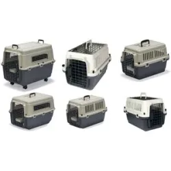 KARLIE Hunde Transportbox »Nomad«, grau/weiß