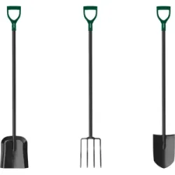 PARKSIDE® Gartengeräte-Set »Spitzspaten, Schaufel & Grabegabel«, 3-teilig