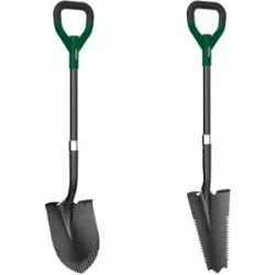 PARKSIDE® Spaten mit Wurzelsäge / Schaufel mit Wellenschliff