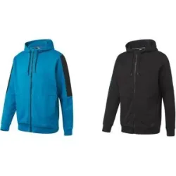 CRIVIT Herren Fitness-Sweatjacke mit Baumwolle