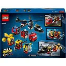 Lego CITY 60462 Helicopter, Fire Truck & Submarine Remix