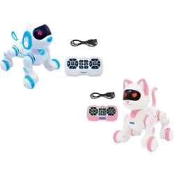 LEXIBOOK Roboterhaustier »Power Puppy Jr. / Power Kitty Jr.«
