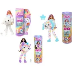 BARBIE Cutie Reveal Puppe, mit Plüschkostüm