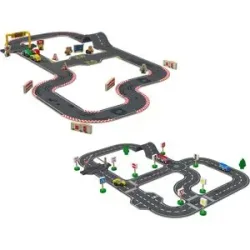 PLAYTIVE Straßen-Set »Stadt / Rennstrecke«, aus Echtholz