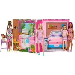 BARBIE GetAway Haus, mit Accessoires und Puppe