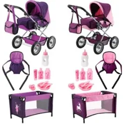 Bayer DESIGN Kombi-Puppenwagen Grande Megaset