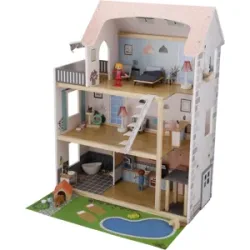 LUPILU® Puppenhaus, 54-teilig