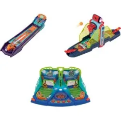 PLAYTIVE Elektronisches Tischspiel Alley-Ball / Basketball / Fußball, mit Einzel- und Duell-Spielmodus