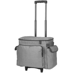 CRELANDO® Nähmaschinen Trolley / Strickzubehör-Tasche