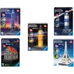 RAVENSBURGER 3D Puzzle Gebäude, 216-teilig, mit LED-Licht
