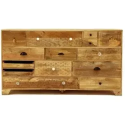 LAKSHMI-indisches-moebelhaus.de Kommode Manu 160x90x45 aus Mangoholz