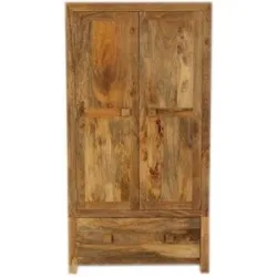 LAKSHMI-indisches-moebelhaus.de Schrank Hina 120x200x60 aus Mangoholz