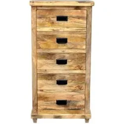 LAKSHMI-indisches-moebelhaus.de Kommode Devi 60x120x45 aus Mangoholz