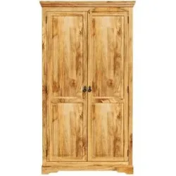 LAKSHMI-indisches-moebelhaus.de Schrank Guru 110x200x60 aus Mango-holz