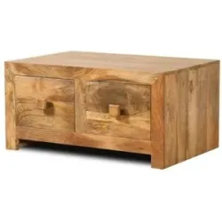 LAKSHMI-indisches-moebelhaus.de Couchtisch Hina 90x40x60 aus Mangoholz