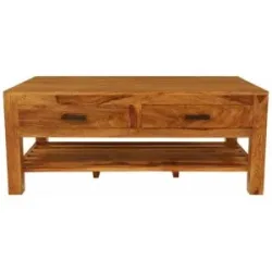 LAKSHMI-indisches-moebelhaus.de Couchtisch Rami 110x45x60 aus indischem Sheesham-Massivholz