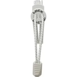 Lock Laces Schnürsenkel Unisex Weiß